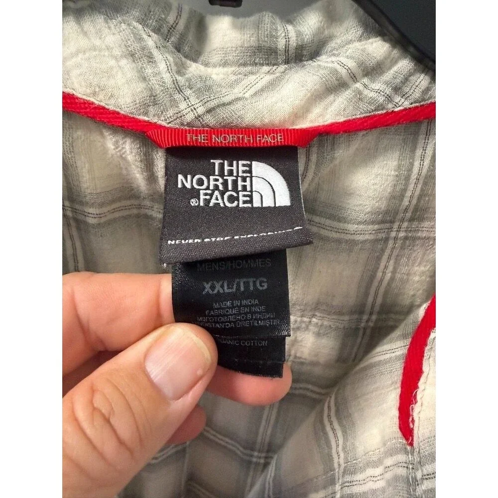 The North Face Mens XXL Multicolor Button-Up Button Front Shirt Short Sleeve